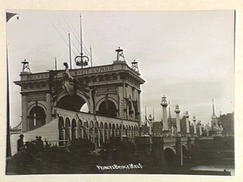 Princes Bridge Melb. [i.e. Melbourne], 1939