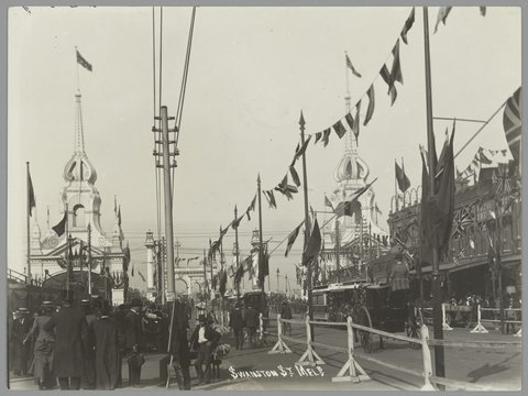 Swanston St. Melb. [i.e. Melbourne], 1939