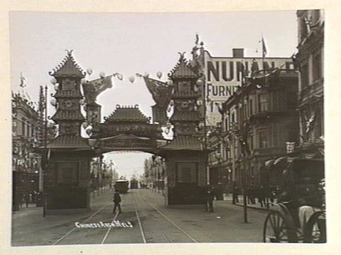 Chinese Arch Melb. [i.e. Melbourne], 1939
