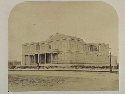 Exhibition Building. Melbourne, c. 1858