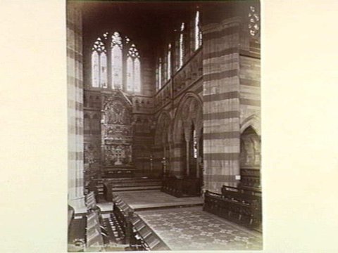 Melbourne. St. Paul's Cathedral. "The Choir", 1880s