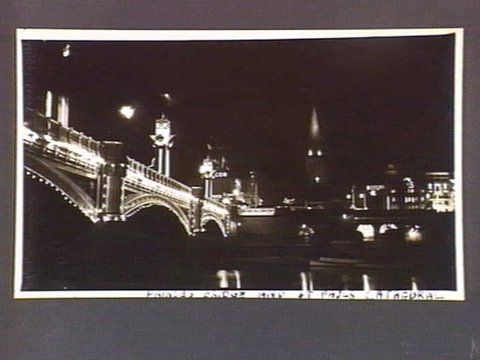 Princes Bridge and St. Pauls Cathedral [Melbourne], 1934