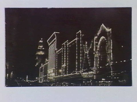 Bourke Street, Melbourne, showing Buckley & Nunn's and Post Office clock, 1913–31