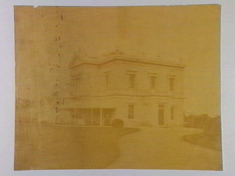 Residence of the Honorable William Highett M.L.C., Bridge Road Richmond, 1861