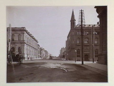 Queen St. looking north, 1876–94