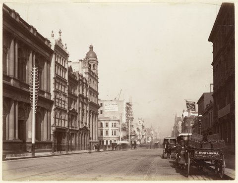 Collins St. looking west, 1876–94