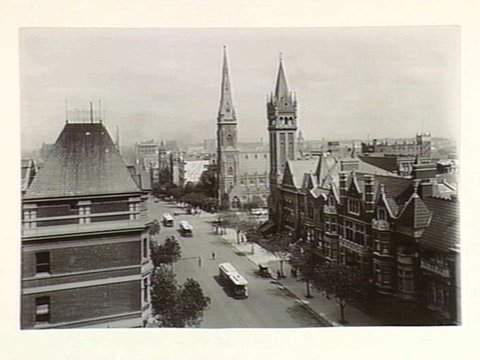 Collins Street showing the Congregational Church, 1913–14