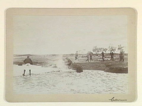 Cheltenham Cycle Club 1897 Near mouth of Patterson River [Carrum], c. 1897