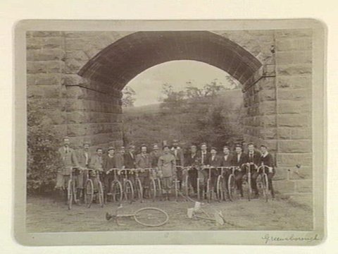 Cheltenham Cycle Club outing 1897, Greensborough, c. 1897