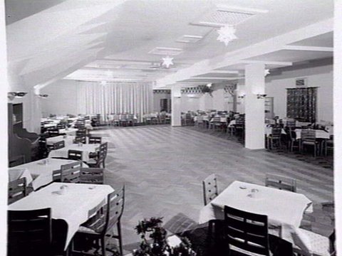 Ambassador's Cafe, Basement, Capitol House, 109-111 Swanston Street, Melbourne - interior, c. 1940