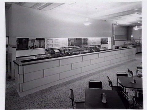 Coles Cafeteria, 299-301 Bourke Street, 1940s