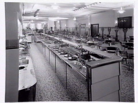 Coles Cafeteria, 299-301 Bourke Street, 1937–52