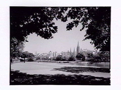 Melbourne skyline, 1954