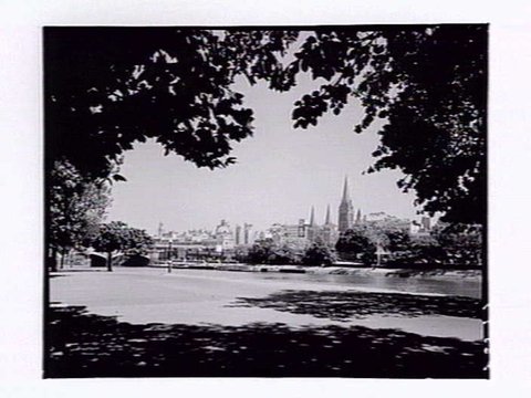 Melbourne skyline, 1954