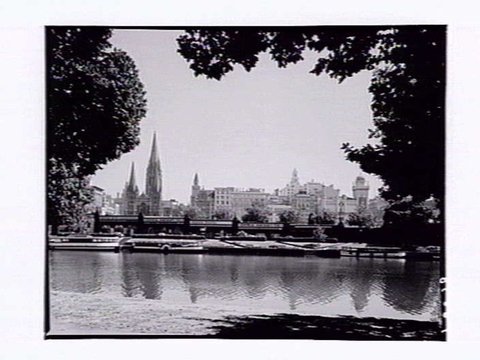 Melbourne skyline, 1954