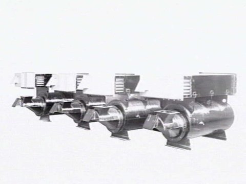 Tanks at Johnson's Tyne foundry, Yarra Bank, South Melbourne, c. 1943