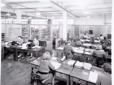 STORE STEWARY ST. R'MOND i.e. Richmond, part of war effort in aircraft manufacture, c. 1943