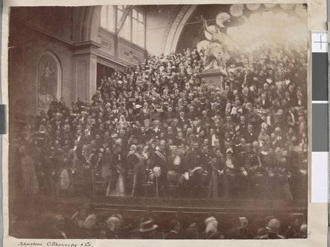 The opening ceremony Melbourne Exhibition 18889 [ie. 1888/89], 1889