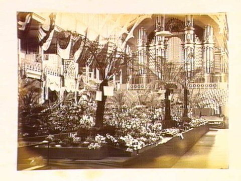 Flower Show Melbourne Exibition [i.e. Exhibition], 1885–87