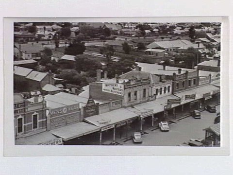 Elevated view of Dandenong, 1938
