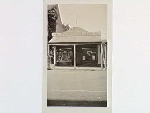 Shop in Fitzroy, at one time the home of Sir Bertram Mackennal, 1934