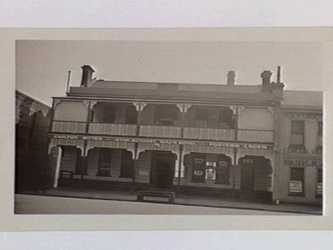 Mac's Hotel, Franklin Street, Melbourne, 1933
