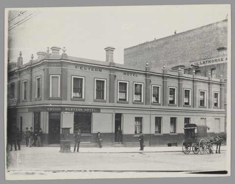 Western Hotel, Lonsdale Street, Melbourne, 1900–30