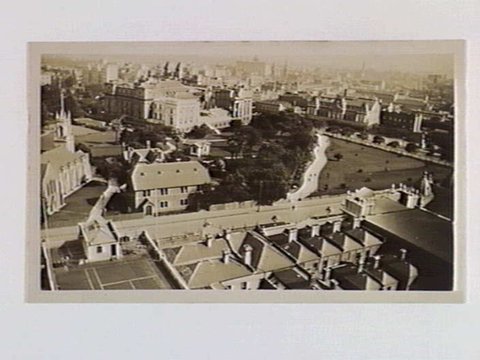 View of Melbourne from the lookout of the Eastern Hill Fire Station, 1932