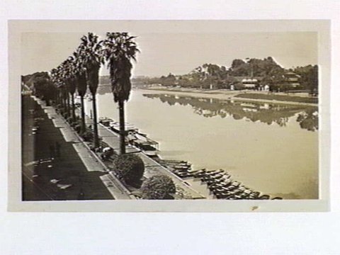 Yarra River, east of Princes Bridge, 1932