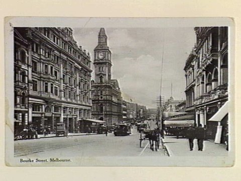 Bourke Street, Melbourne, c. 1909