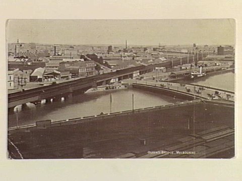 Queen's Bridge, Melbourne, c. 1905