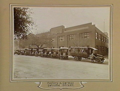 Factory & Garage, Latrobe Street [Melbourne], c. 1923