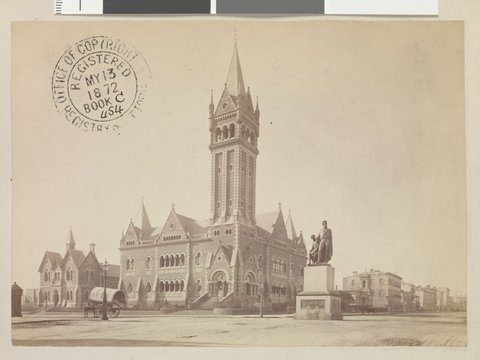Congregational Church, Collins Street, Melbourne, 1872