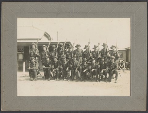 22nd Battalion B Company at camp, North Williamstown, 1923