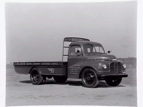 Truck belonging to the Austin Motor Company Australia Limited, 109 Dudley Street, West Melbourne, c. 1950