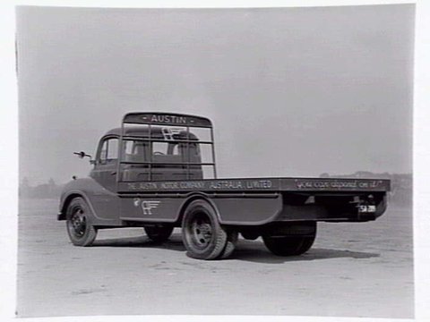 Truck belonging to the Austin Motor Company Australia Limited, 109 Dudley Street, West Melbourne, 1950?