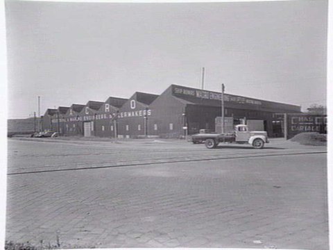 Several views of Macro Engineering, industrial and marine engineers and boilermakers, Dudley St., West Melbourne, c. 1953