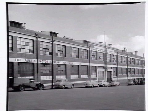 Austin Motor Company - The British Motor Corporation in Australia - Nuffield Australia, 109 Dudley Street, West Melbourne, c. 1954