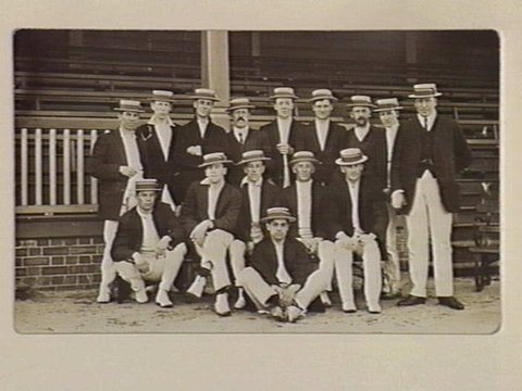 Cricket team from Melbourne?, c. 1910