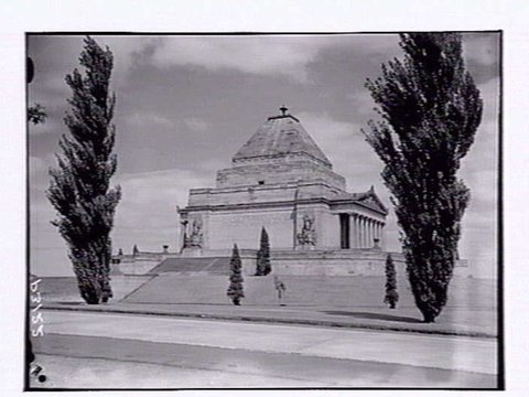 Shrine of Remembrance Melbourne, 1948
