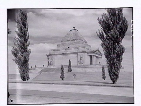 Shrine of Remembrance Melbourne, 1948