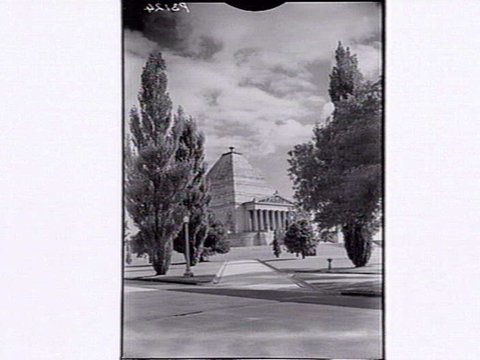 Shrine of Remembrance Melbourne, 1948
