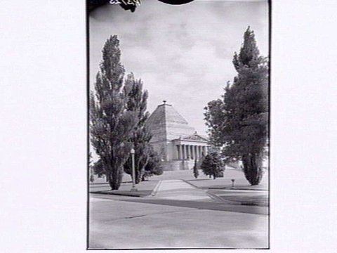 Shrine of Remembrance Melbourne, 1948