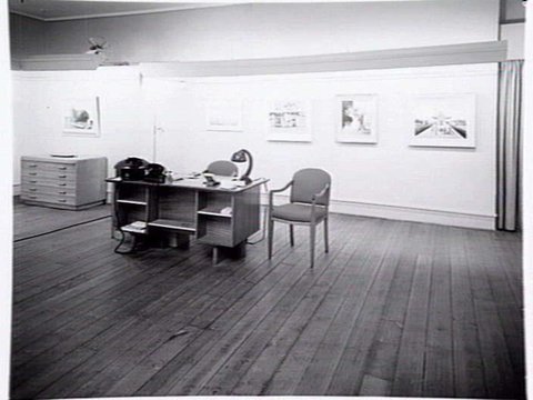 Georges' Gallery, Georges', 162 Collins St., Melbourne, showing exhibition of paintings by Sali Herman, 1948