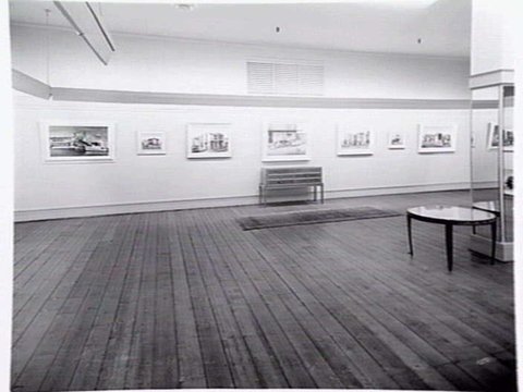 Georges' Gallery, Georges', 162 Collins St., Melbourne, showing exhibition of paintings by Sali Herman, 1948