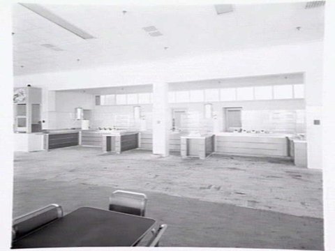 Centenary Woollen Mills, Nepean Hwy, Brighton East cafeteria, equipment by Gardner & Naylor, 1949