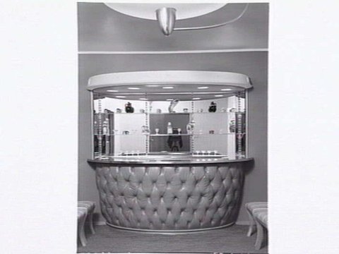 Maple Room, private dining room at the Hotel Australia, 276 Collins St., Melbourne, 1949