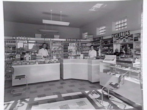 Keith's Pharmacy, High Street, Ashburton, 1952