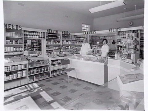 Keith's Pharmacy, High Street, Ashburton, 1952