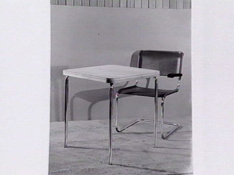 Tubular chrome furniture made by Healing Ltd., Melbourne, 1936